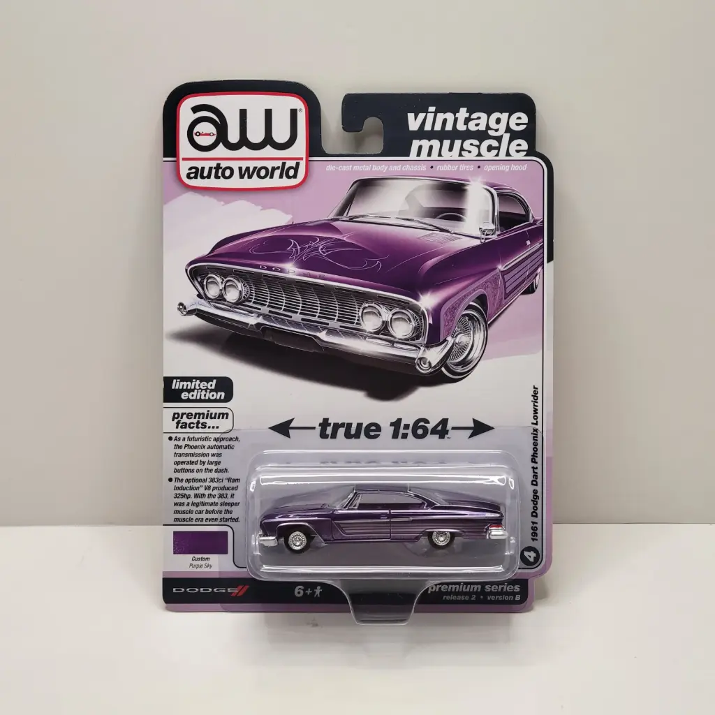Auto World - 1961 Dodge Dart Phoenix Lowrider 1/64