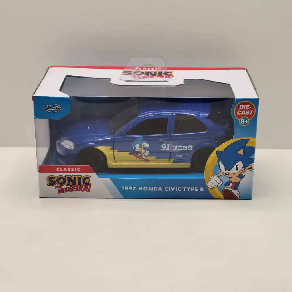 Jada Hollywood Rides - Sonic 1997 Honda Civic Type R 1/32