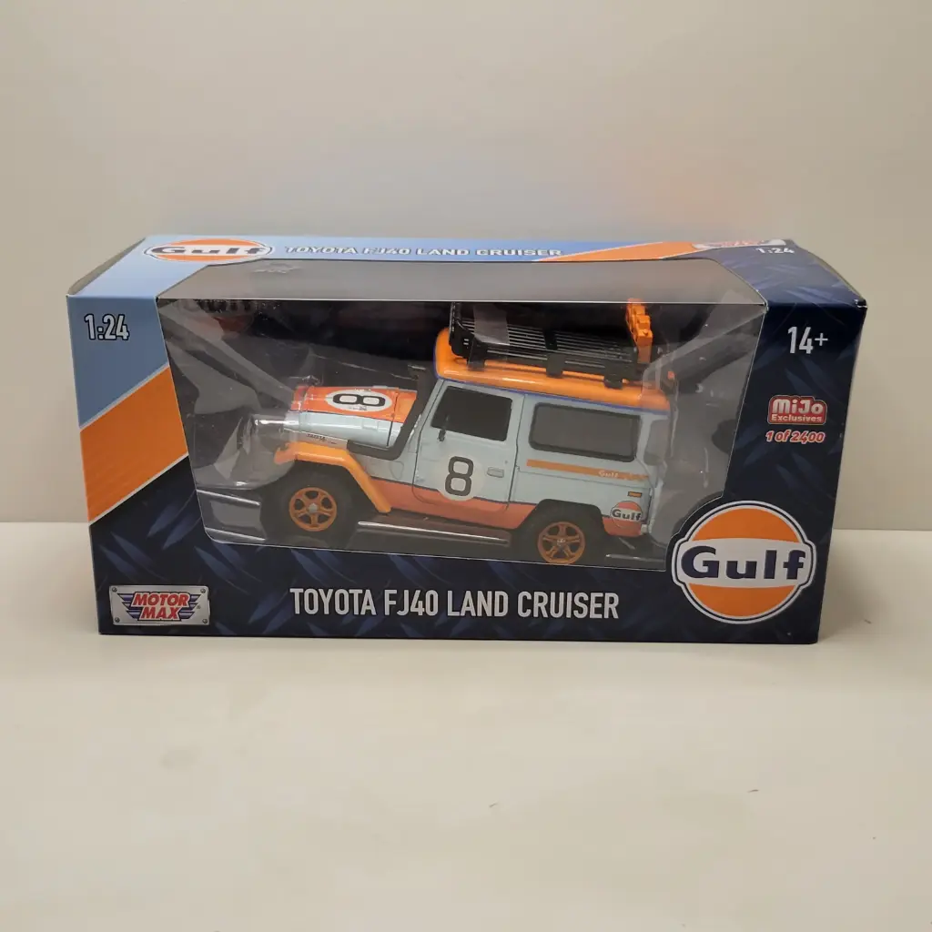 MotorMax Gulf -  Toyota FJ40 Land Cruiser 1/24