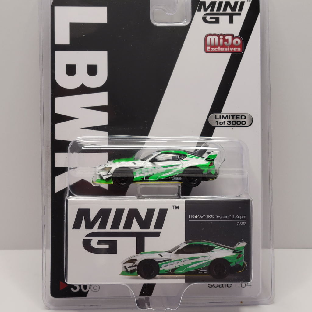 Mini GT #308 - LB Work Toyota Gr Supra 1/64