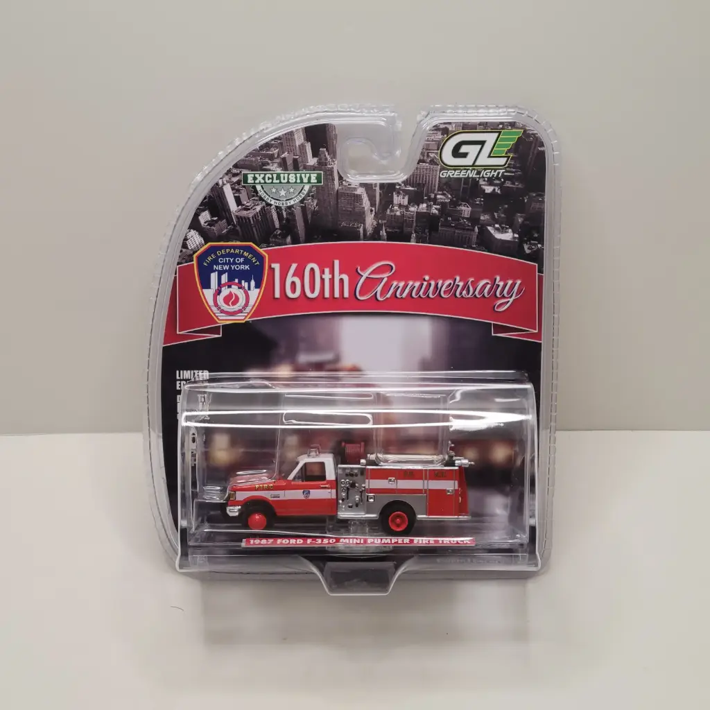 Greenlight - 1987 Ford F-350 Mini Pumper Fire Truck 1/64