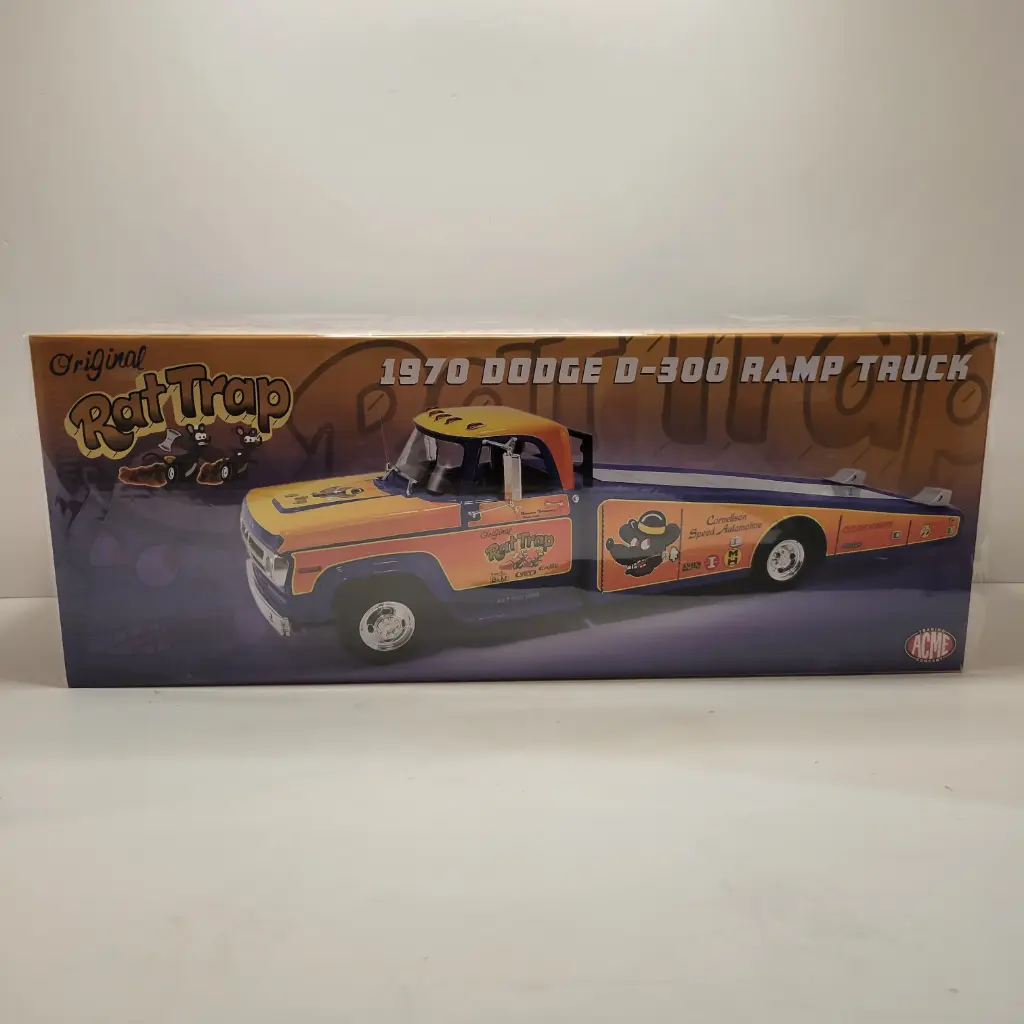 ACME - 1970 Dodge D-300 Ramp Truck 1/18