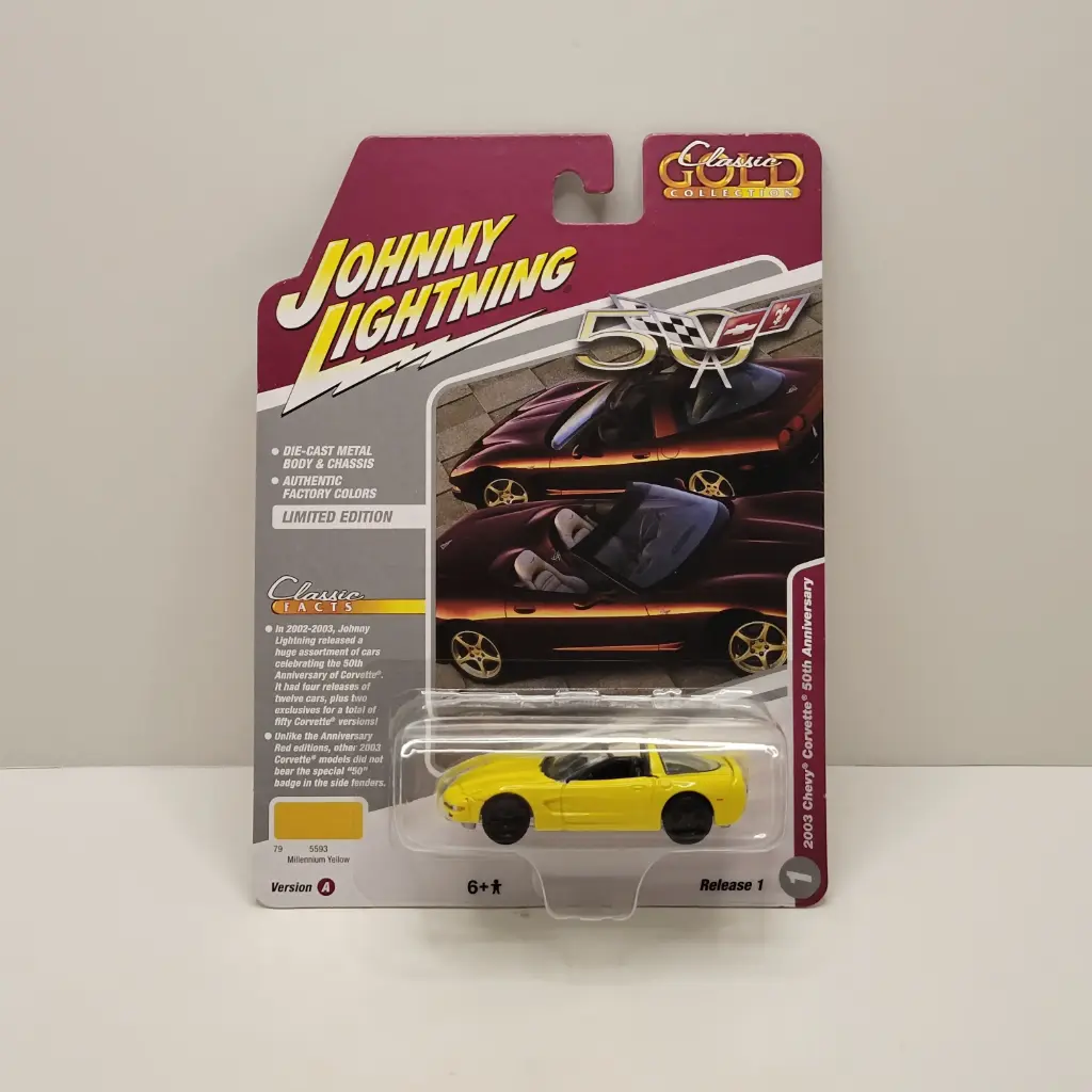 Johnny Lightning - 2003 Chevy Corvette 50th Anniversary 1/64