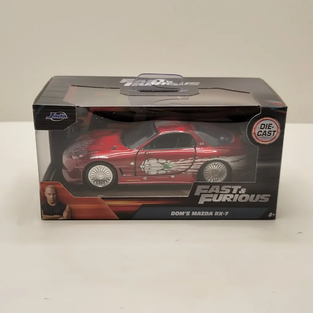 Jada Fast & Furious - Dom's Mazda RX-7 (Peinture Chrome) 1/32