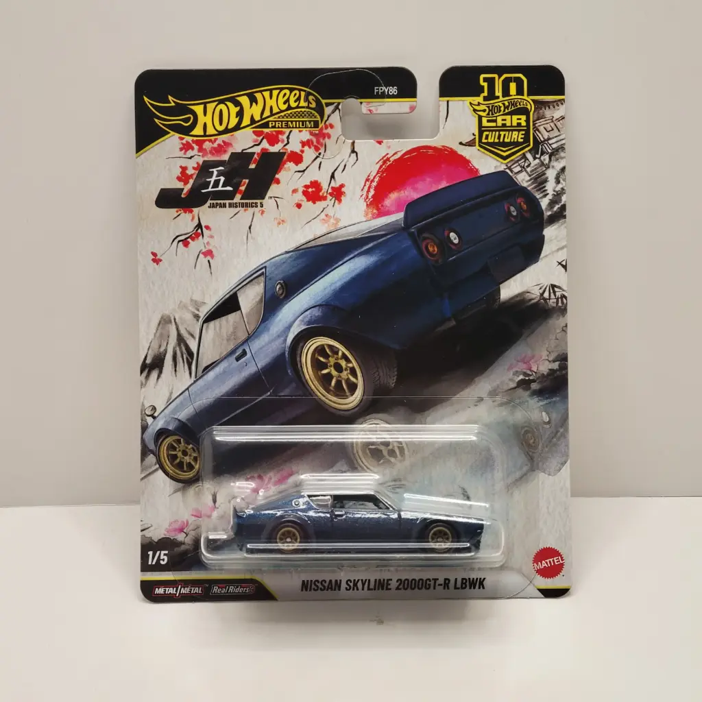 Hot Wheels Premium - Japan Historic 5 - Nissan Skyline 2000GT-R LBWK 