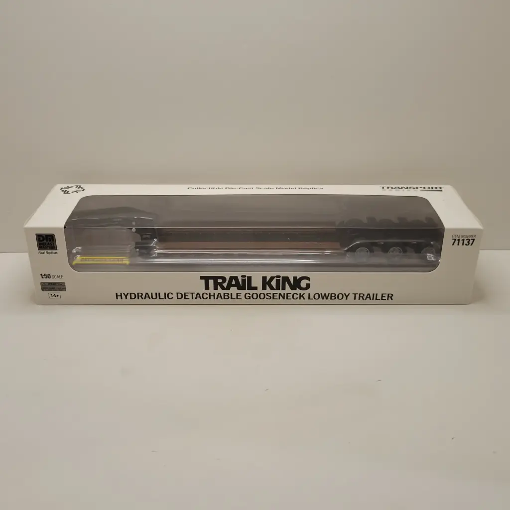 Diecast Masters - Transport Series - Trail King Hydraulic Detachable Gooseneck Lowboy Trailer 1/50