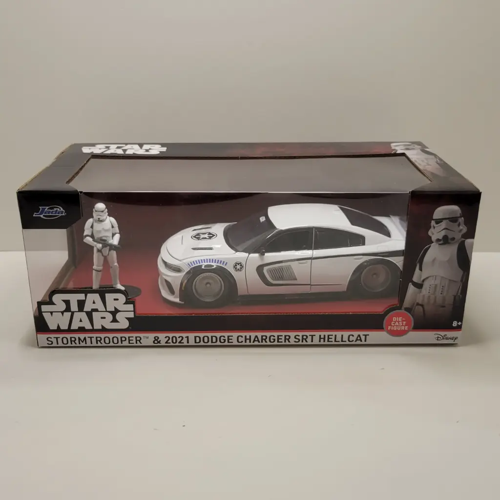 Jada Hollywood Rides - Stormtrooper & 2021 Dodge Charger SRT Hellcat 1/24