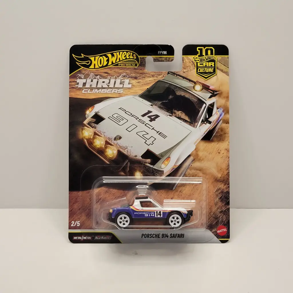Hot Wheels Premium - Thrill Climbers - Porsche 914 Safari