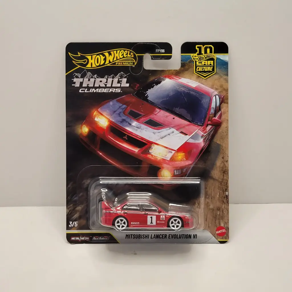Hot Wheels Premium - Thrill Climbers - Mitsubishi Lancer Evolution VI