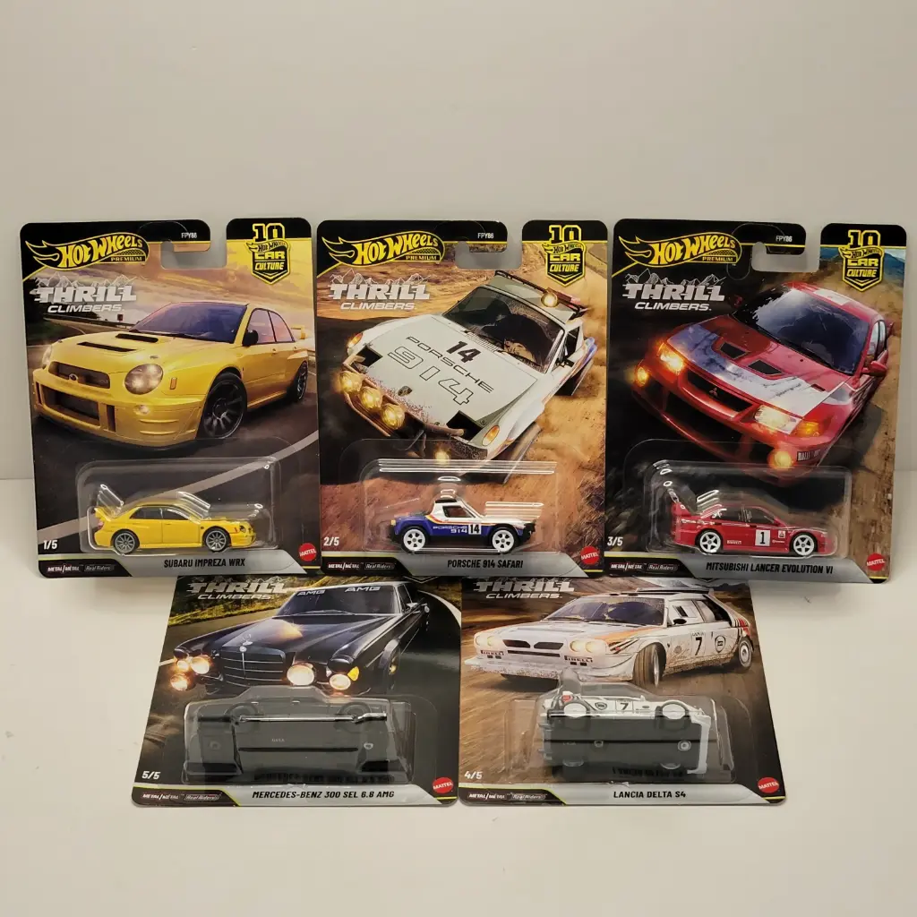 Hot Wheels Premium - Thrill Climbers - Set Complet