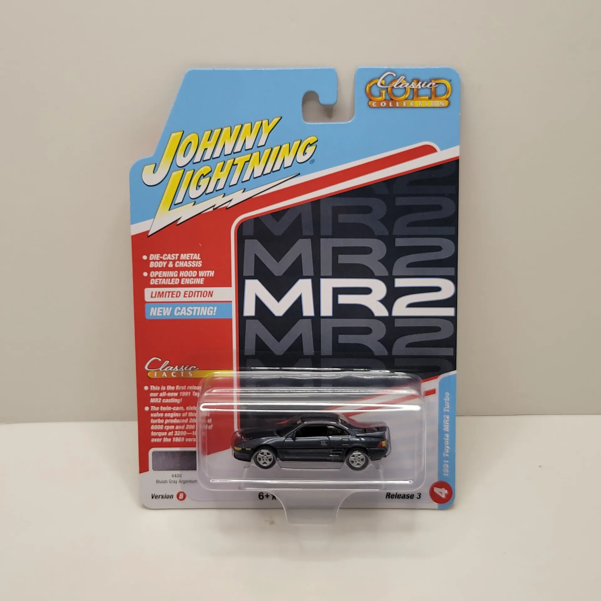 Johnny Lightning Classic Gold - 1991 Toyota MR2 Turbo 1/64