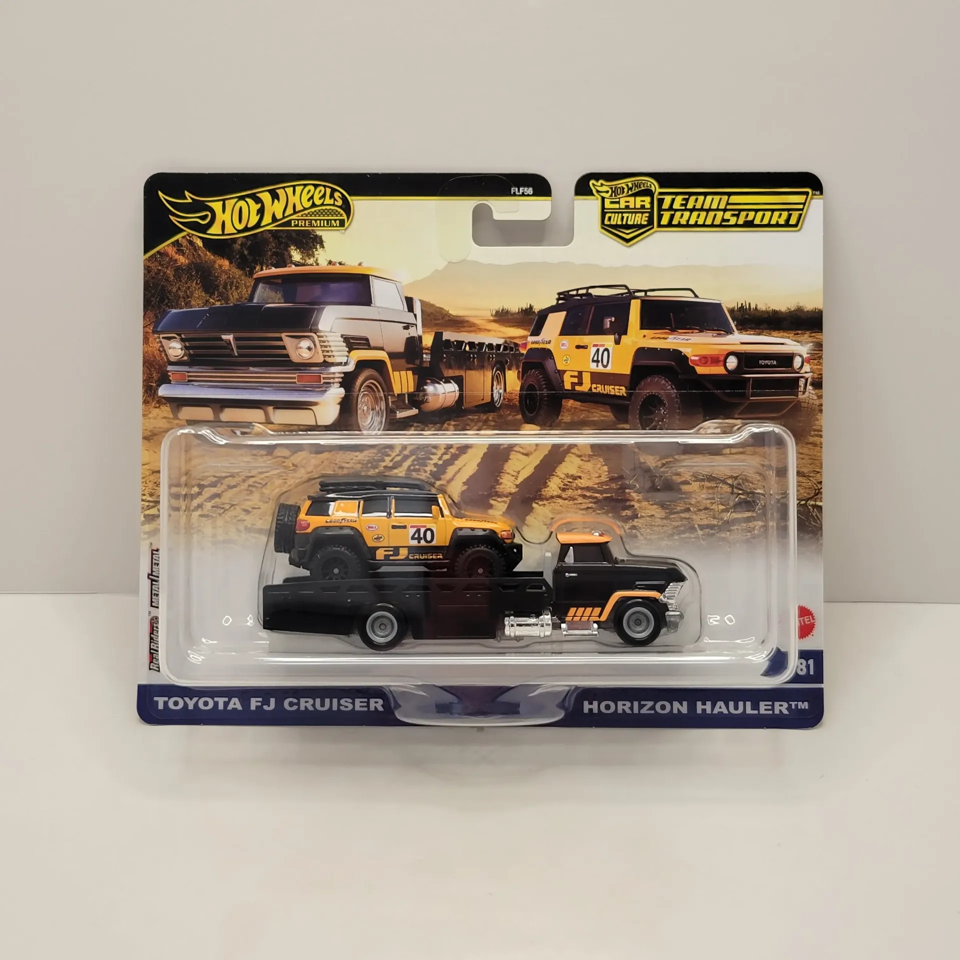Hot Wheels Team Transport - Toyota FJ Cruiser / Horizon Hauler #81