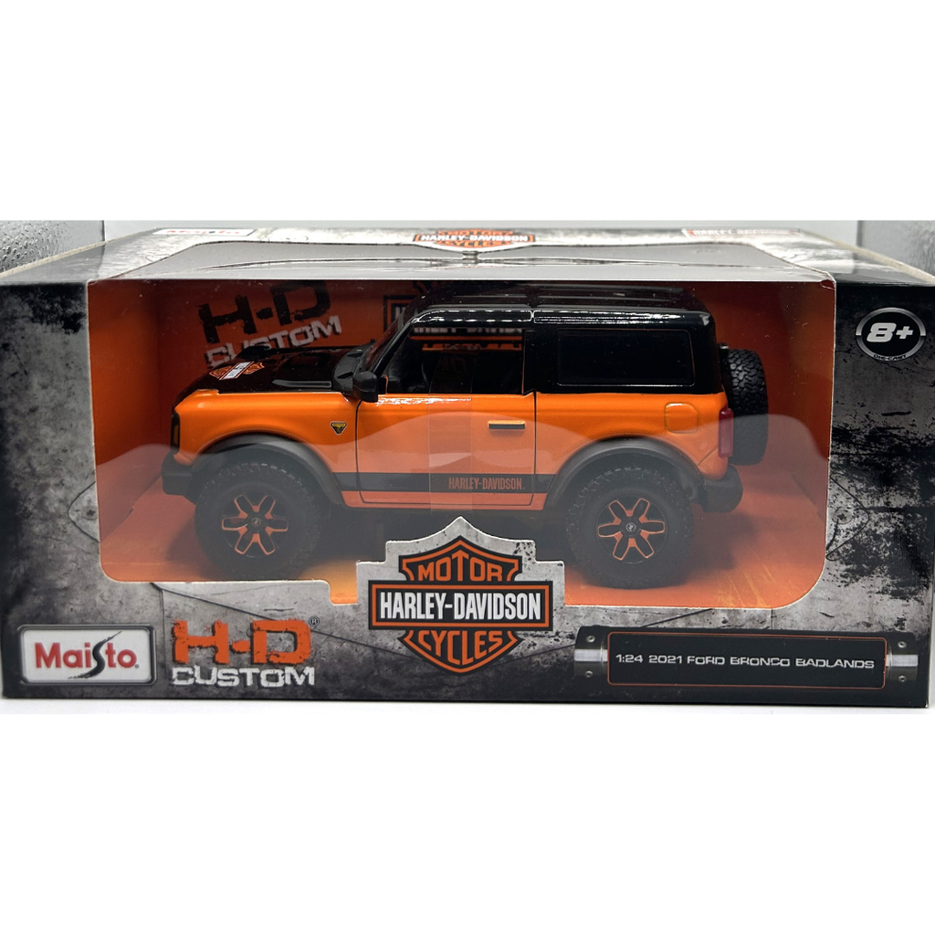 Maisto HD Custom Harley-Davidson - 2021 Ford Bronco Badlands 1/24