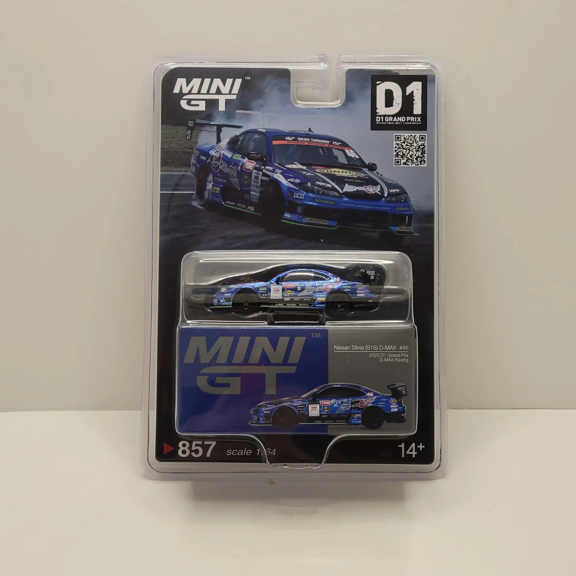 Mini GT #857 - Nissan Silvia (S15) D-MAX #46 1/64