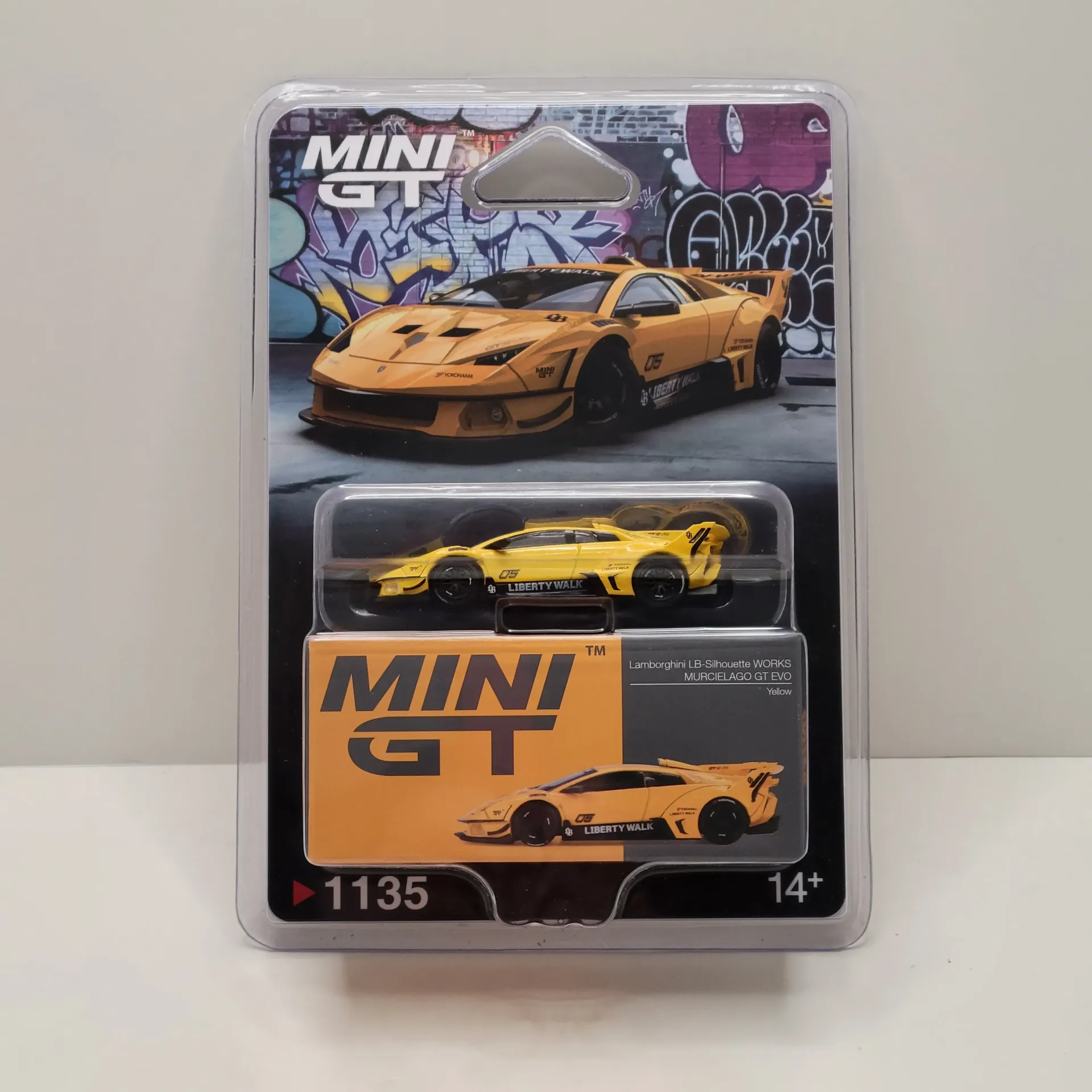 Mini GT #1135 - Lamborghini LB-Silhouette Works Murcielago GT EVO 1/64