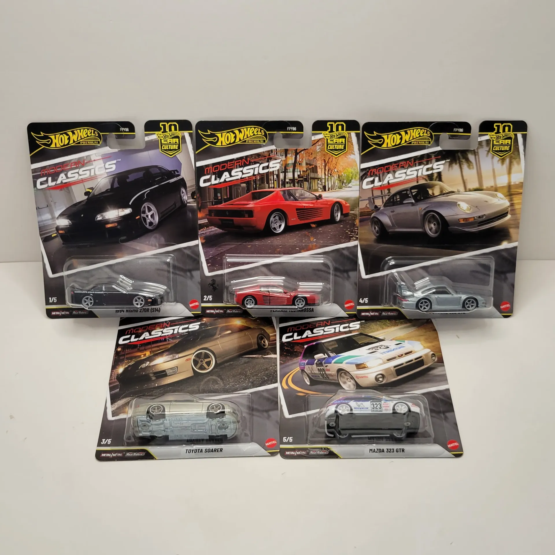 Hot Wheels Premium - Modern Classics - Set Complet