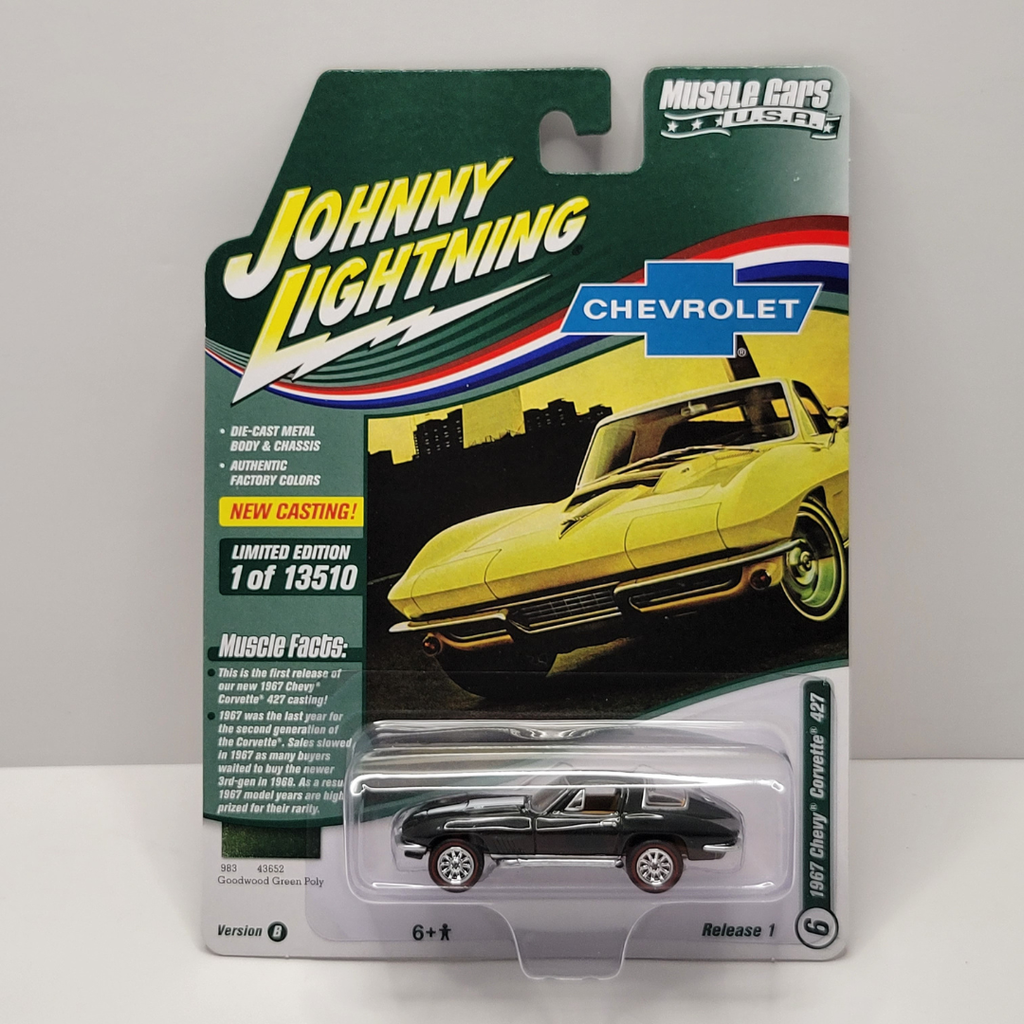 Johnny Lightning Muscle Cars - 1967 Chevy Corvette 427 1/64