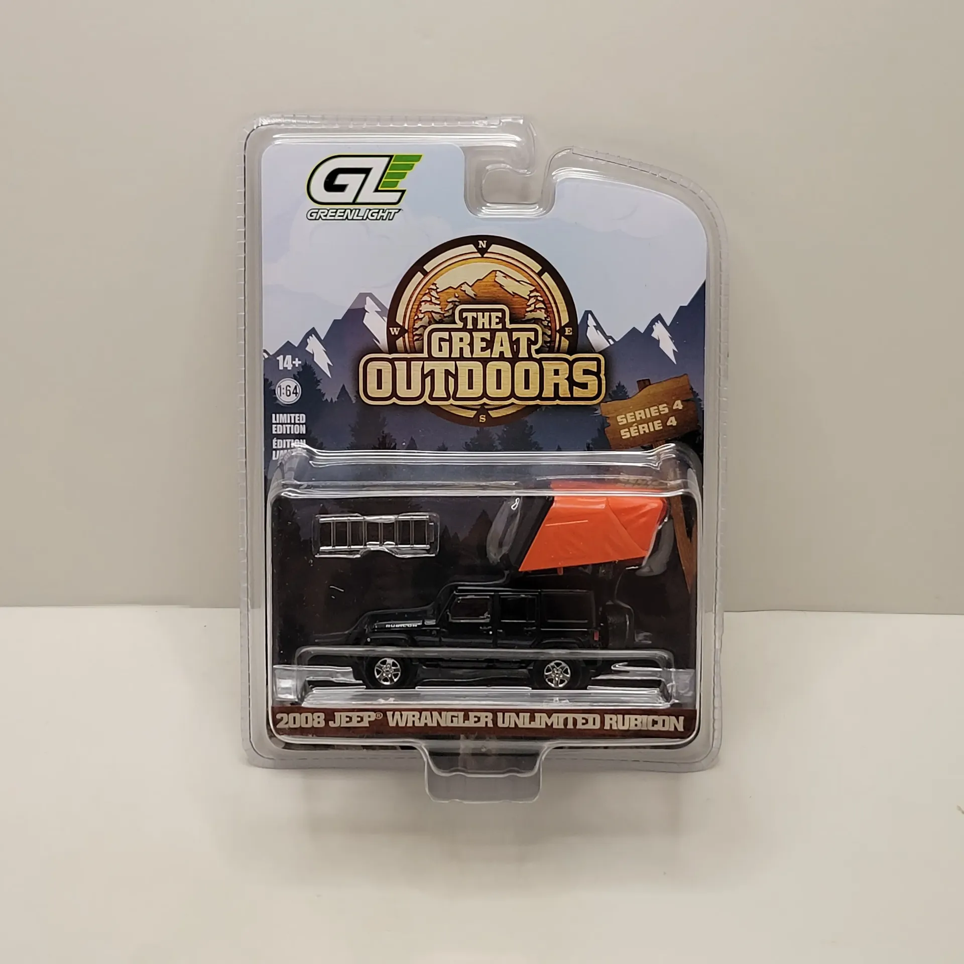 Greenlight - The Great Outdoors Series 4 - 2008 Jeep Wrangler Unlimited Rubicon 1/64