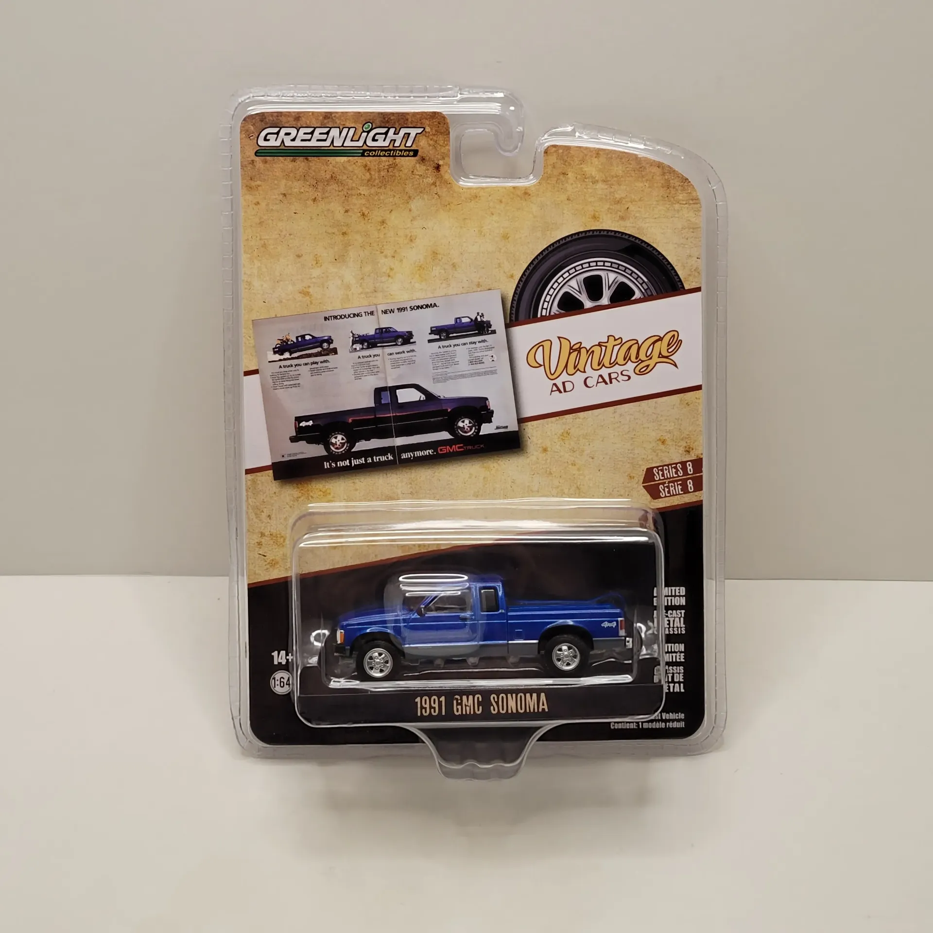 Greenlight - Vintage AD Cars Series 8 - 1991 GMC Sonoma 1/64