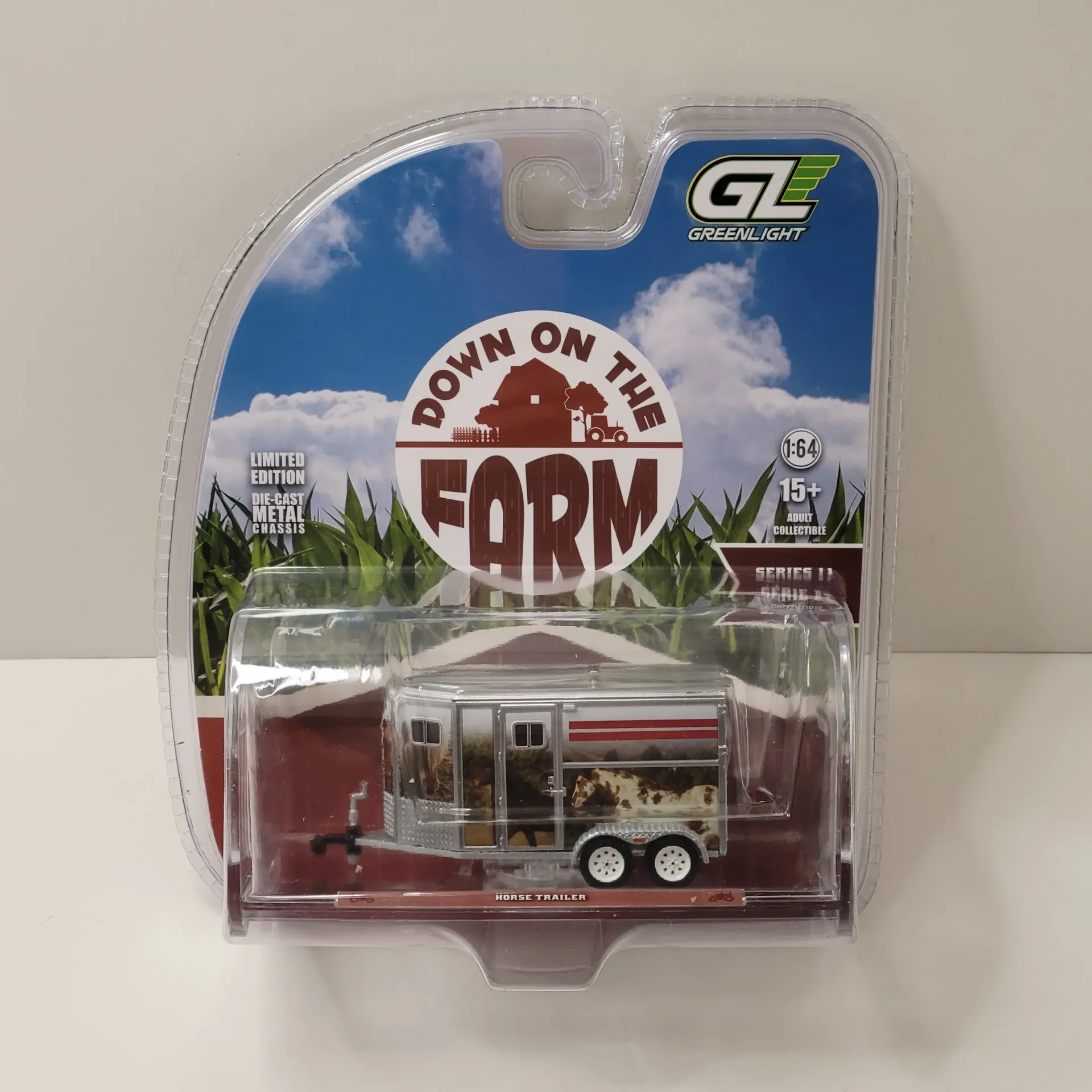 Greenlight - Down On The Farm Series 11 - Horse Trailer 1/64
