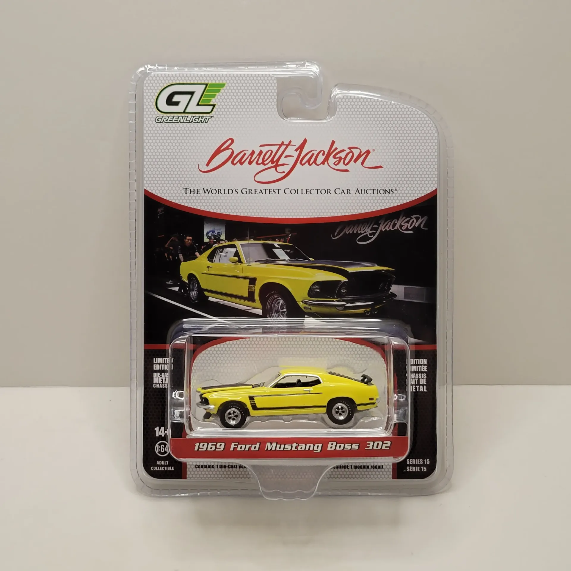 Greenlight - Barrett-Jackson Series 15 - 1969 Ford Mustang Boss 302 1/64