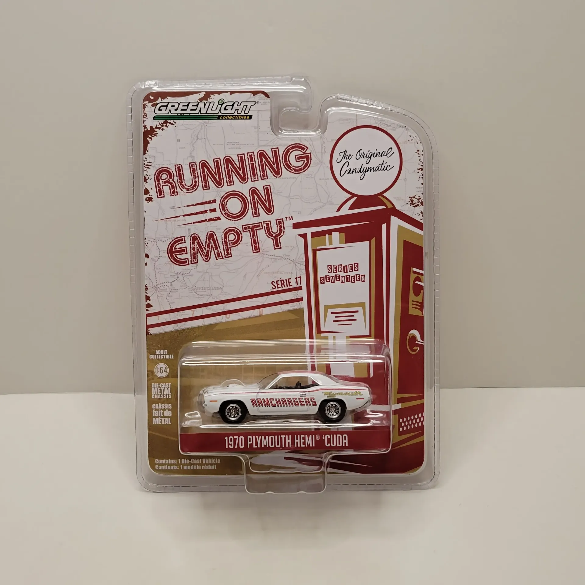 Greenlight - Running On Empty Series 17 - 1970 Plymouth Hemi Cuda 1/64