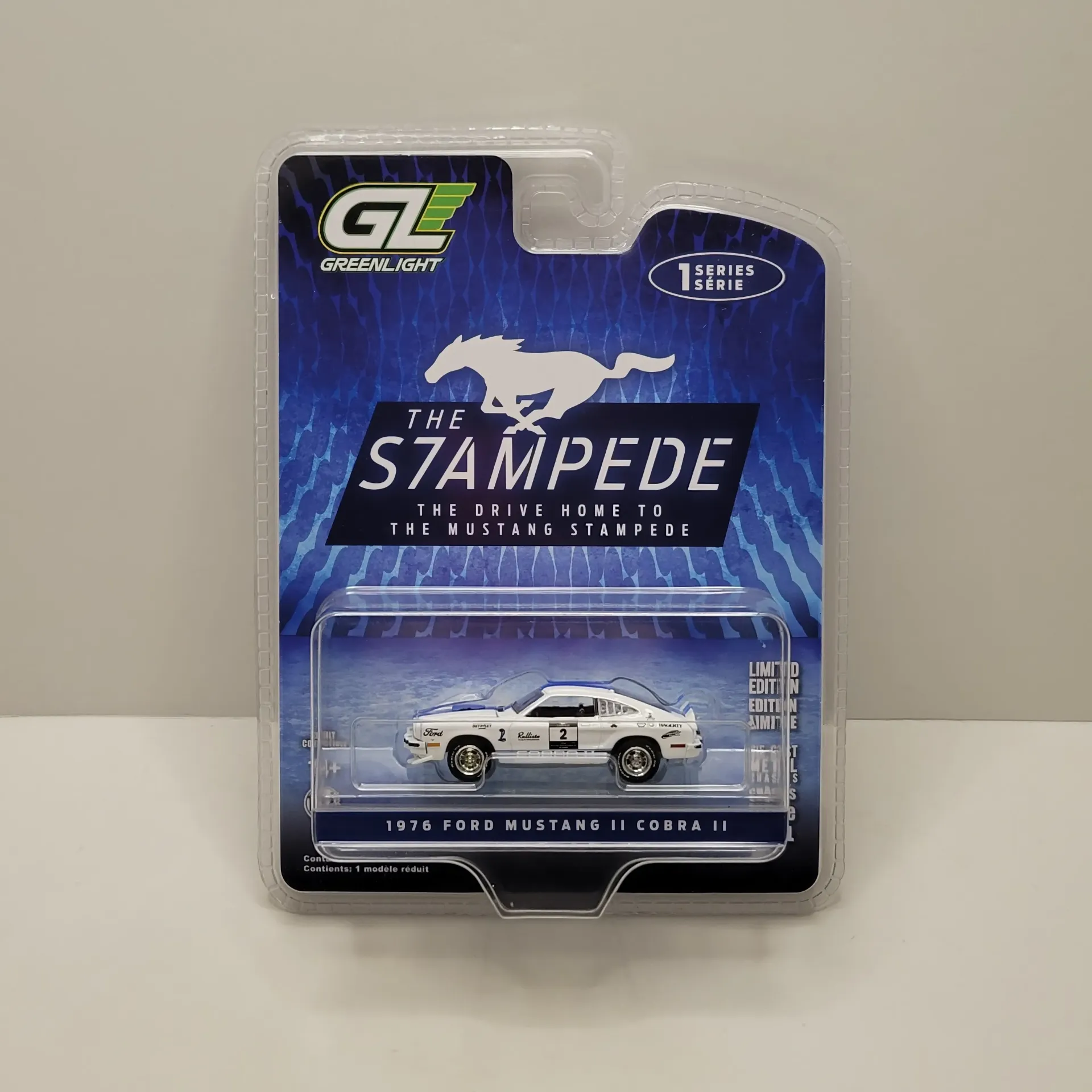 Greenlight - The Stampede Series 1 - 1976 Ford Mustang II Cobra II 1/64