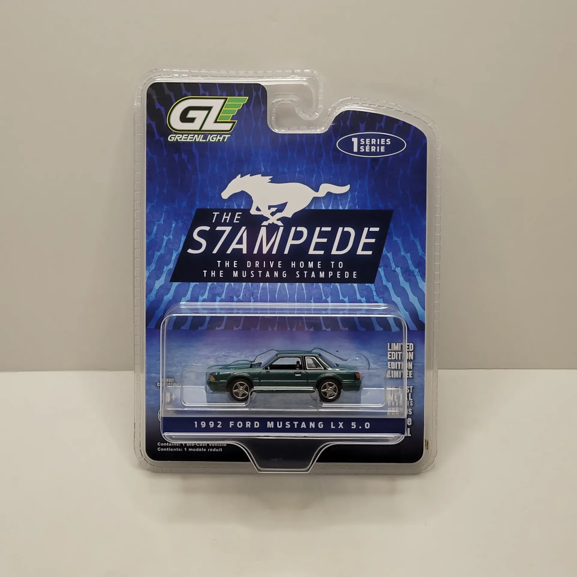 Greenlight - The Stampede Series 1 - 1992 Ford Mustang LX 5.0 1/64