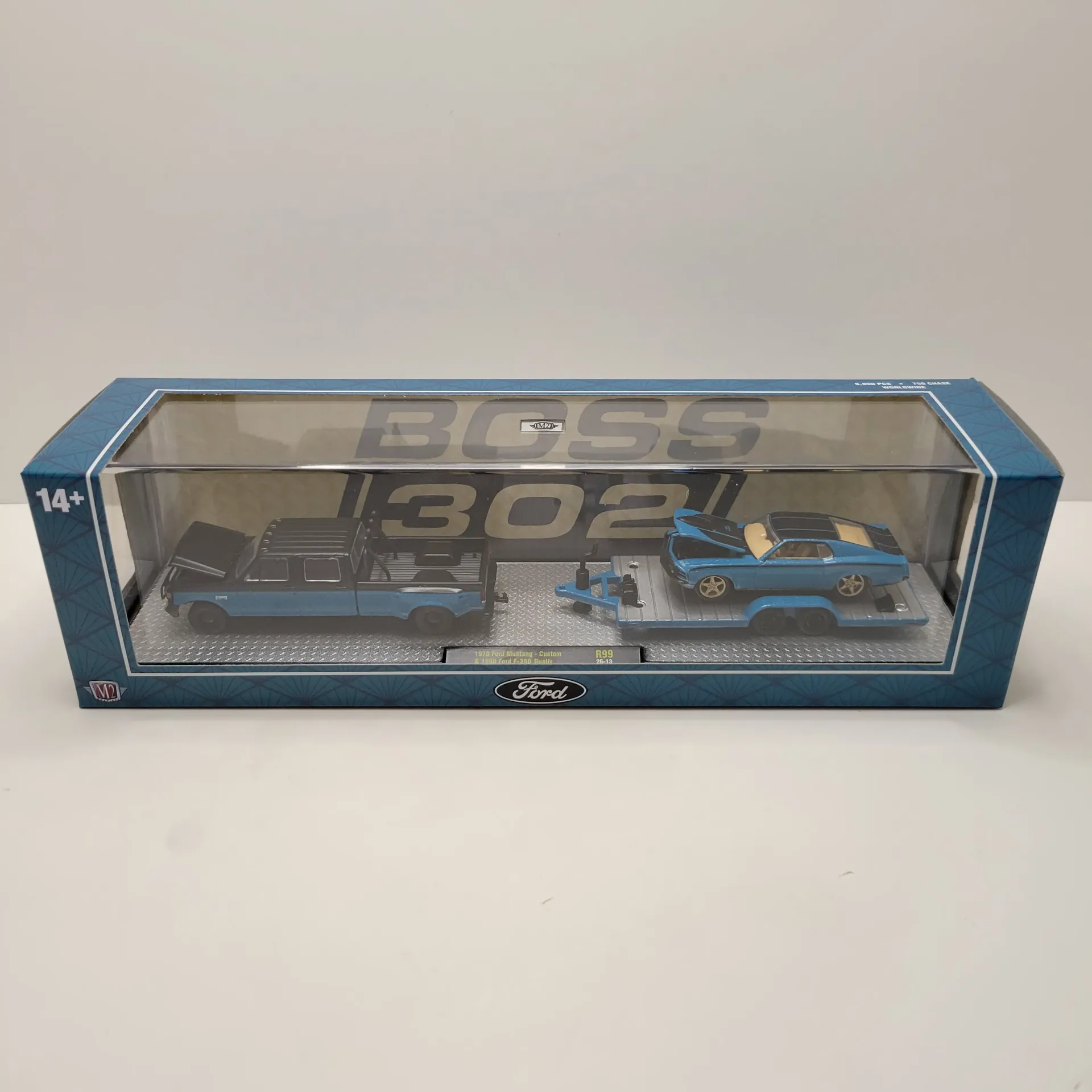 M2 Haulers - 1970 Ford Mustang Custom & 1990 Ford F-350 Dually 1/64