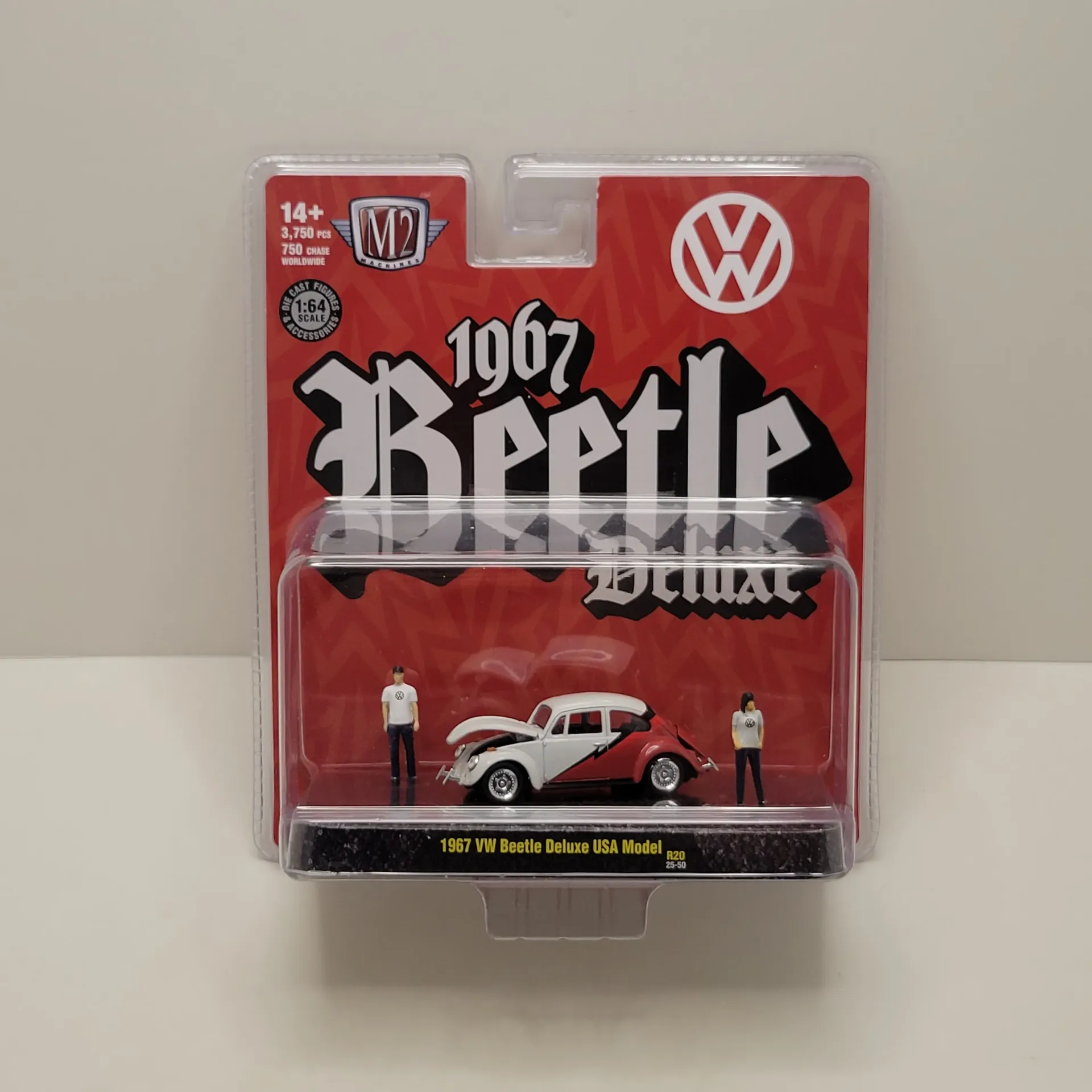 M2 Diorama - 1967 VW Beetle Deluxe USA Model 1/64