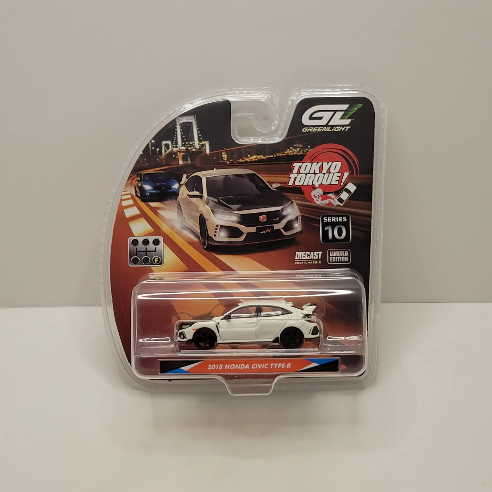 Greenlight - Tokyo Torque Series 10 - 2018 Honda Civic Type-R 1/64