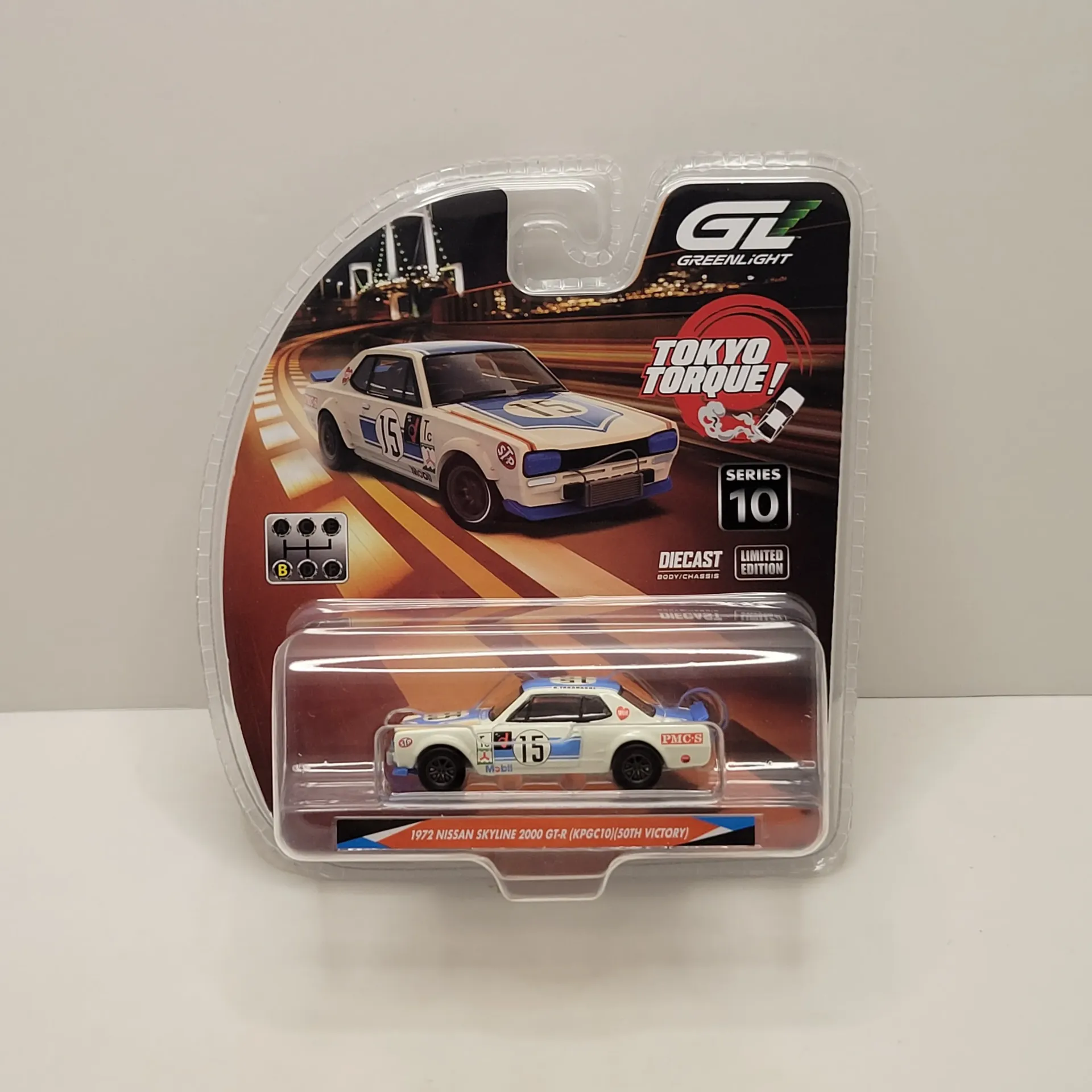 Greenlight - Tokyo Torque Series 10 - 1972 Nissan Skyline 2000 GT-R 1/64