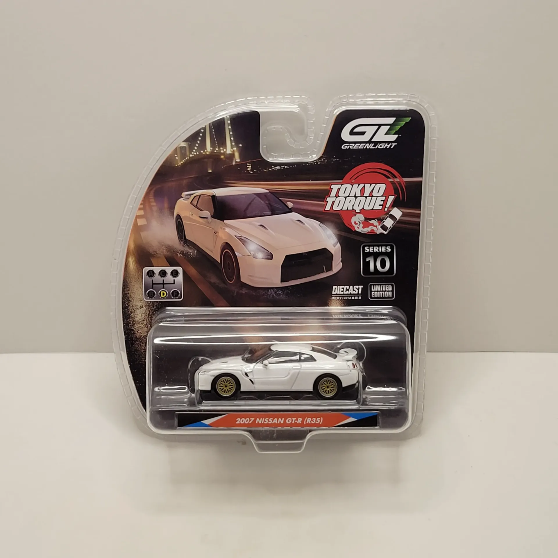 Greenlight - Tokyo Torque Series 10 - 2007 Nissan GT-R (R35) 1/64