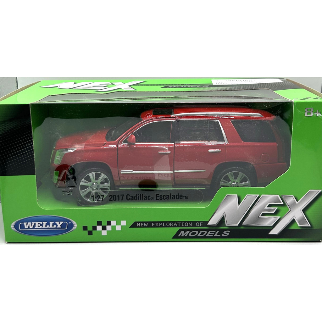 WELLY 1/24 2017 Cadillac Escalade Rouge