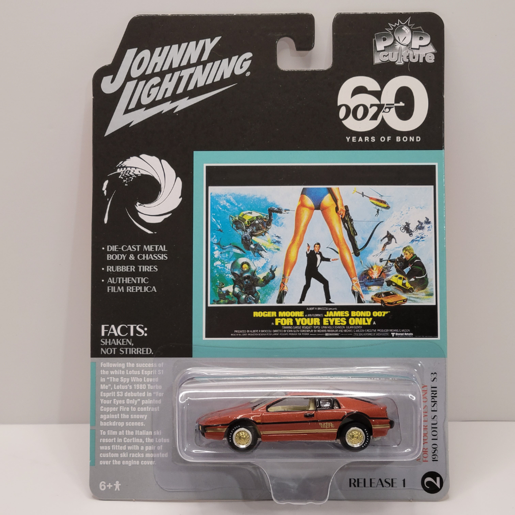 Johnny Lightning Pop Culture - 1980 Lotus Esprit S3 1/64