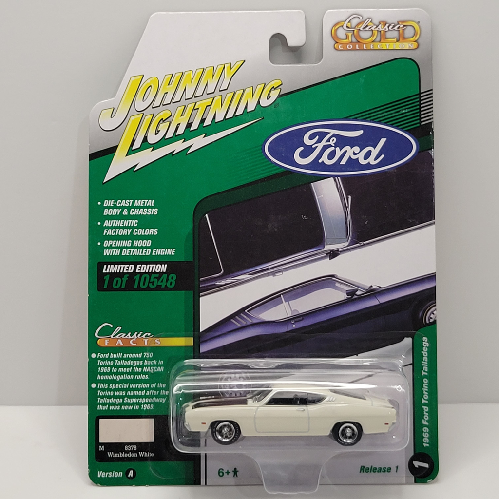 Johnny Lightning Classic Gold - 1969 Ford Torino Talladega 1/64