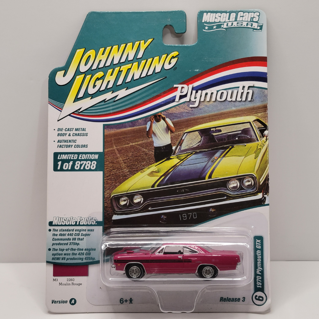 Johnny Lightning Muscle Cars - 1970 Plymouth GTX 1/64