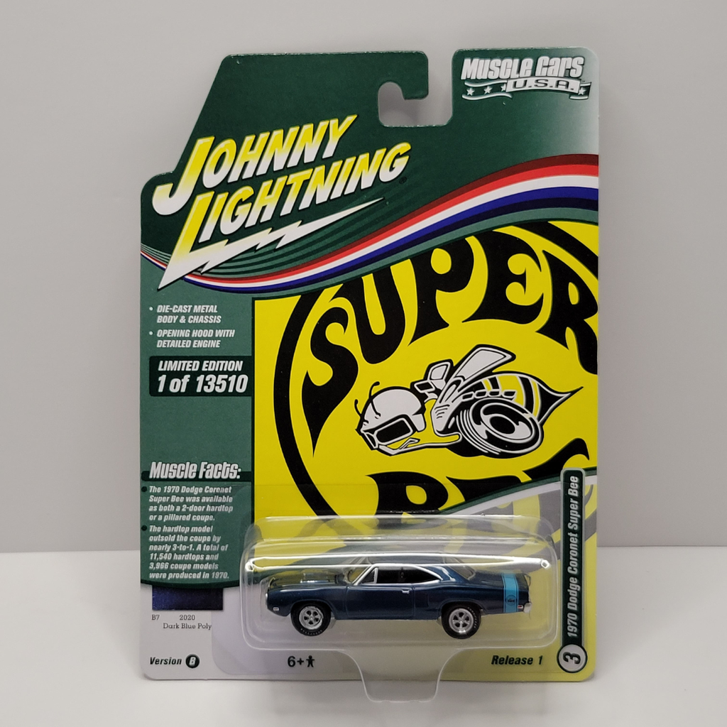 Johnny Lightning Muscle Cars - 1970 Dodge Coronet Super Bee 1/64