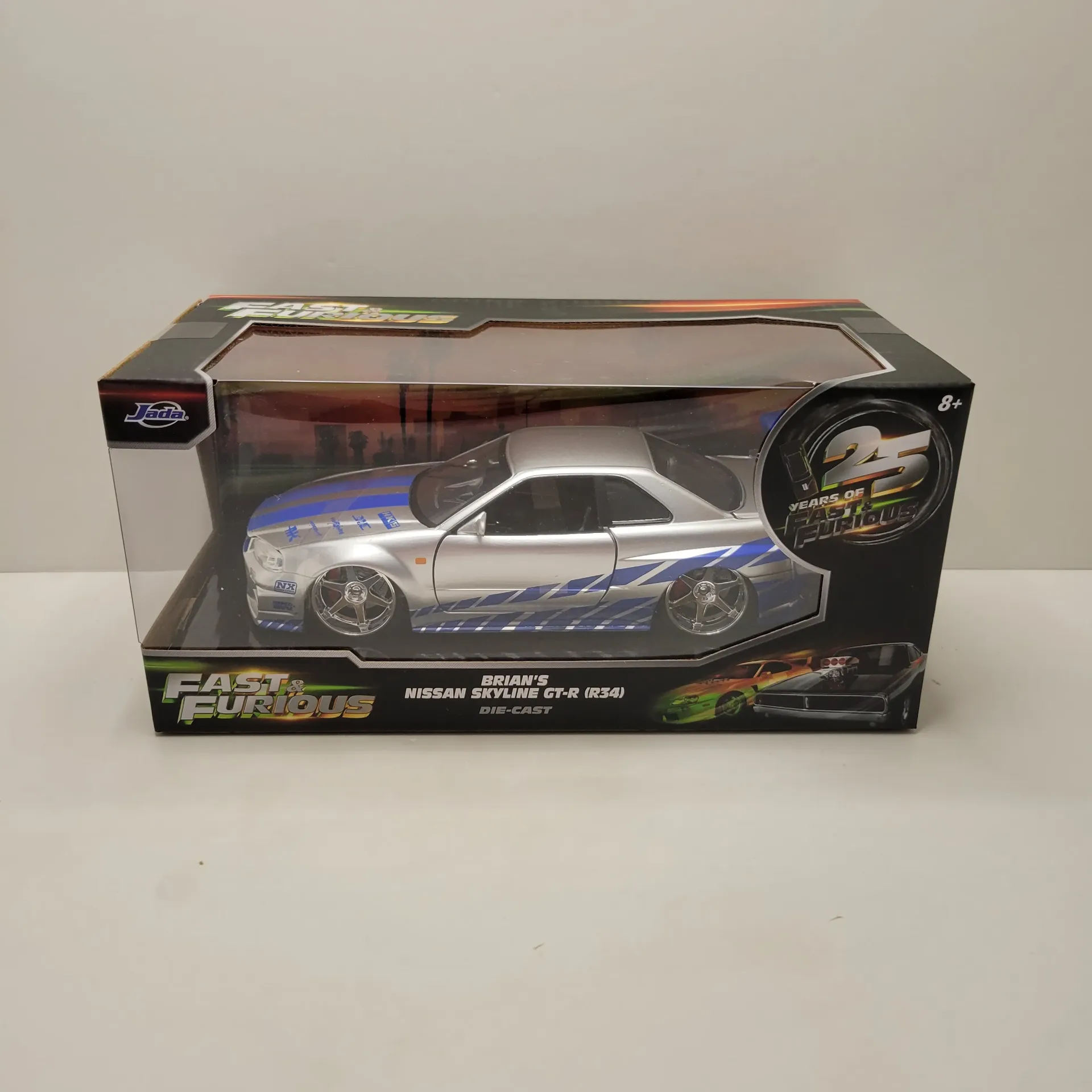 Jada Fast & Furious - Brian's Nissan Skyline GT-R (BNR34) 1/24