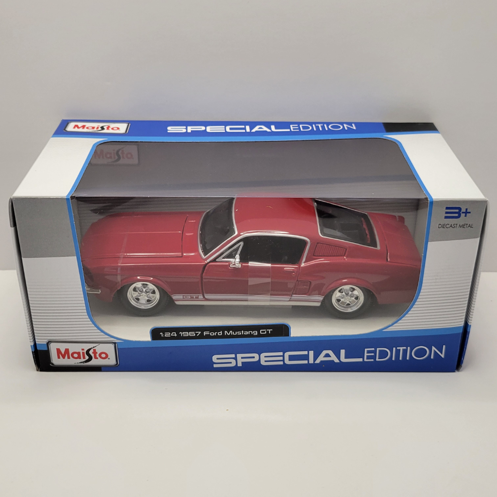 Maisto - 1967 Ford Mustang GT 1/24 (Rouge)