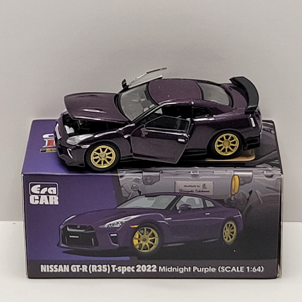 Era Car - Nissan GT-R (R35) T-Spec 2022 Midnight Purple 1/64