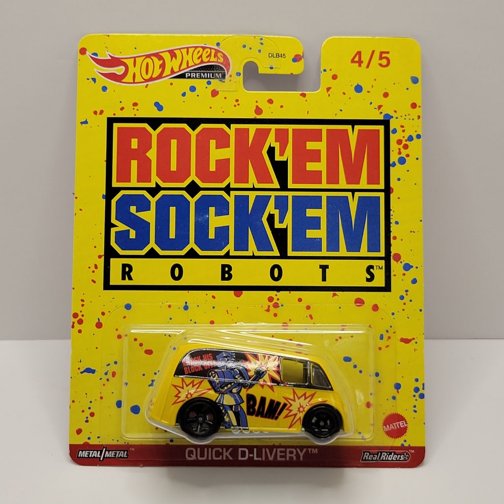 Hot Wheels Premium - Pop Culture 2022 - Rock'em Sock'em Quick D-livery 4/5