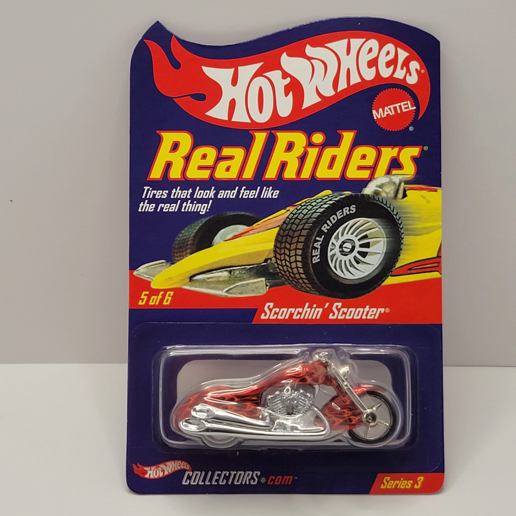 Hot Wheels Red Line Club - Real Riders Series 3 - Scorchin Scooter /10500