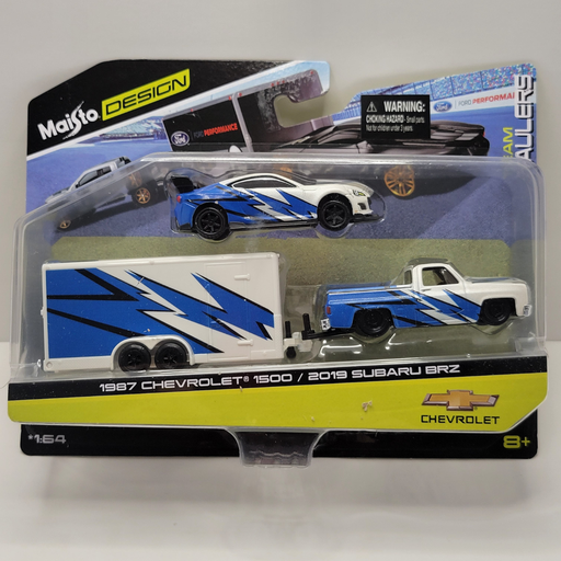 Maisto Design - Team Hauler - 1987 Chevrolet 1500 & 2019 Subaru BRZ 1/64