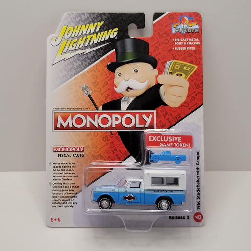 Johnny Lightning Pop Culture - 1960 Studebaker with Camper 1/64