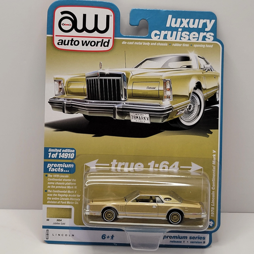Auto World - 1978 Lincoln Continental Mark V 1/64