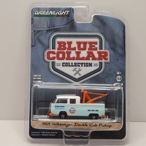 Greenlight - Blue Collar Collection Series 10 - 1969 Volkswagen Double Cab Pickup 1/64