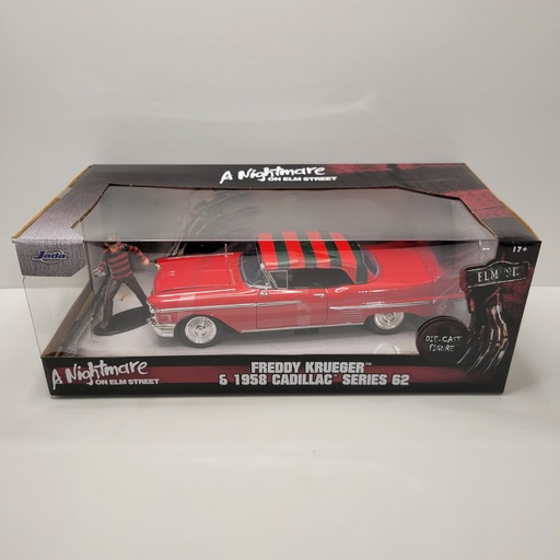 Jada Hollywood Rides - Freddy Krueger 1958 Cadillac Series 62 1/24