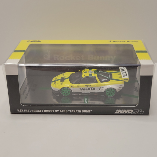 Inno Models - Honda NSX (NA1) Rocket Bunny V2 Aero TAKATA DOME Concept Livery 1/64