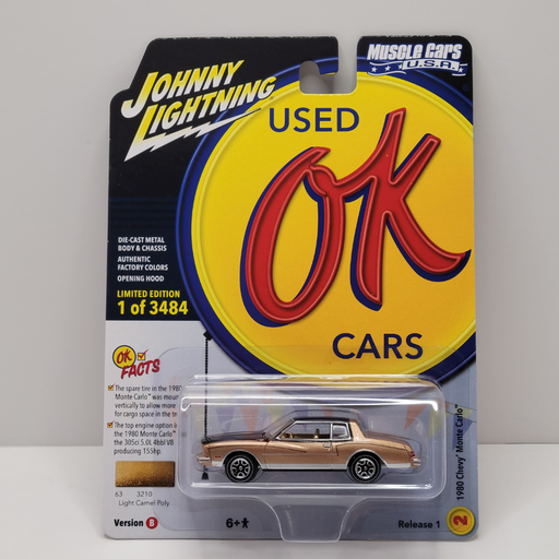 Johnny Lightning Muscle Cars - 1980 Chevy Monte Carlo 1/64